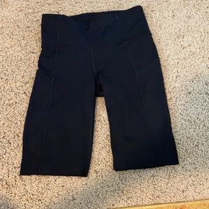 Black Lululemon 10inch Fast and Free Shorts